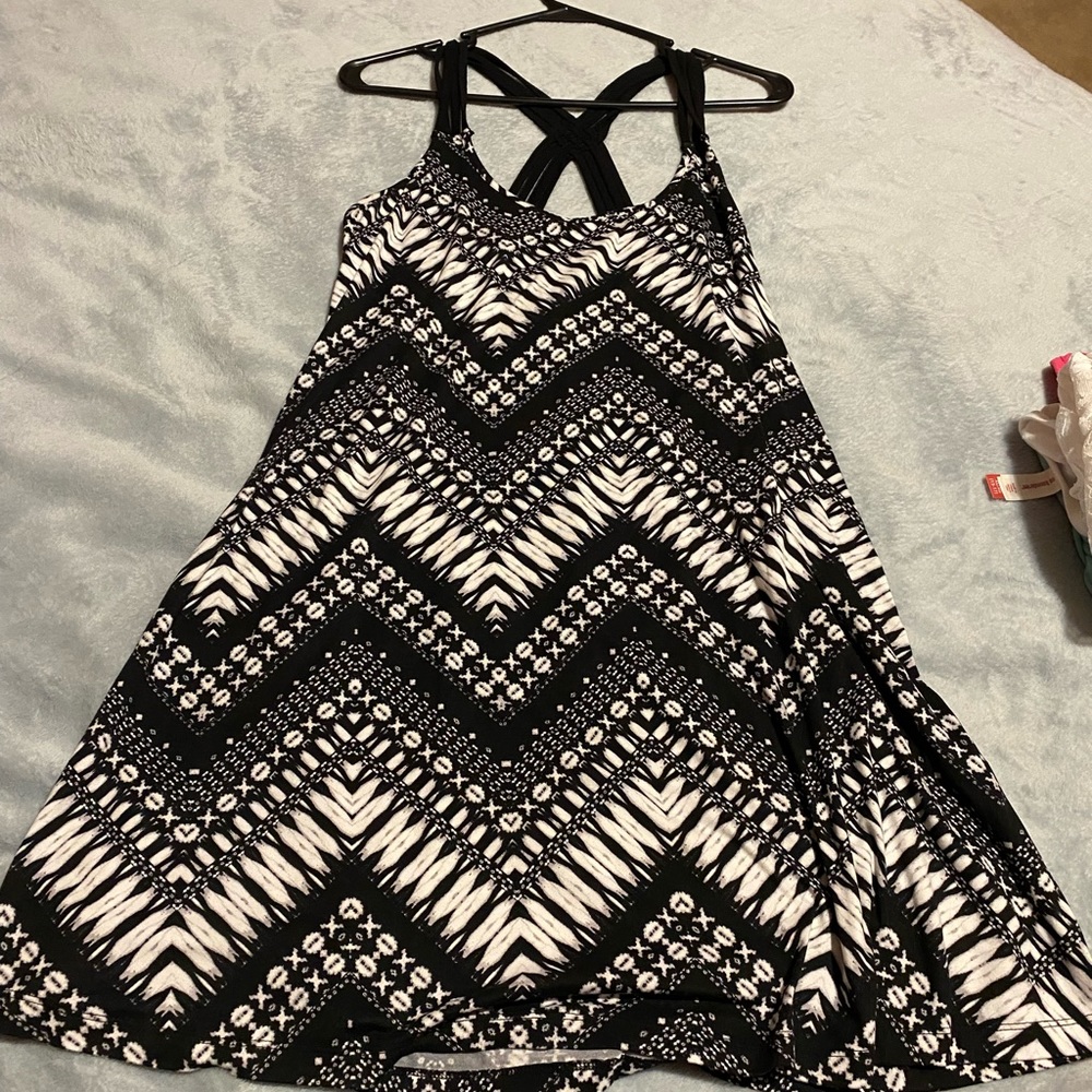 Black and white tunic or sundress